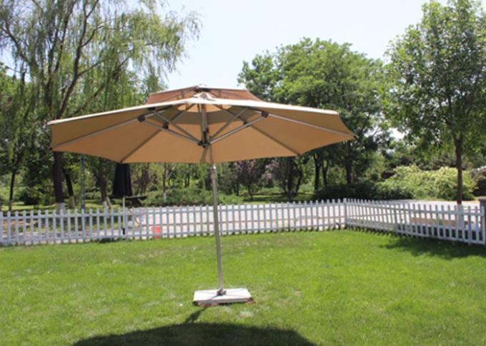 Classic Round Top Starbucks Patio Umbrella For Outdoor Garden Furniture