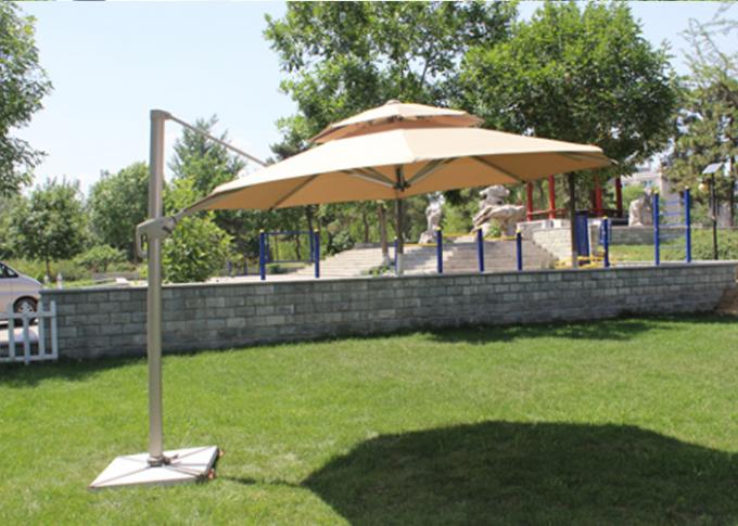 Classic Round Top Starbucks Patio Umbrella For Outdoor Garden Furniture