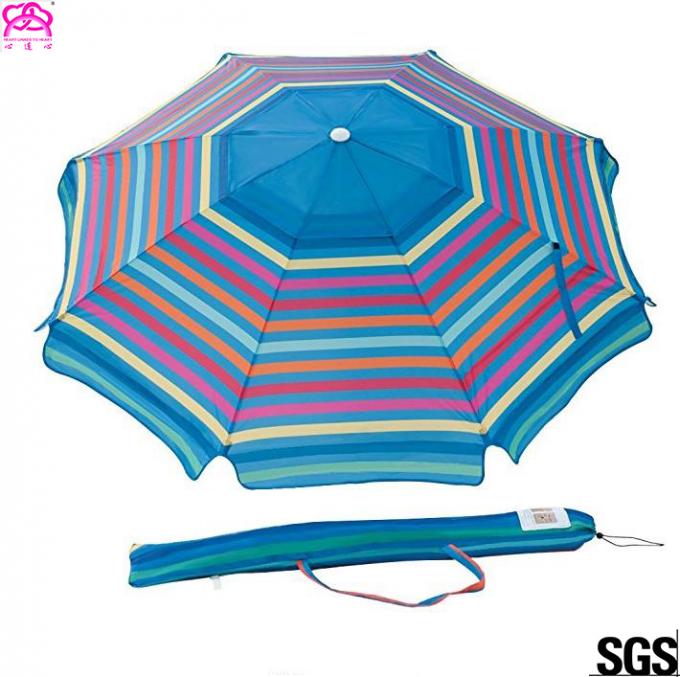 210D Oxford Fabric Waterproof Parasol Umbrella With Aluminum Handle 1.8-3m
