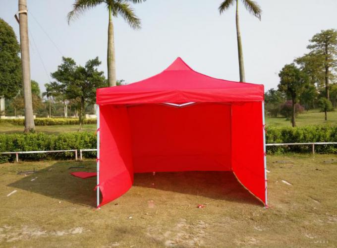 China factory suppliy colourful 3x3m gazebo canopy tent with sidewalls in low price.