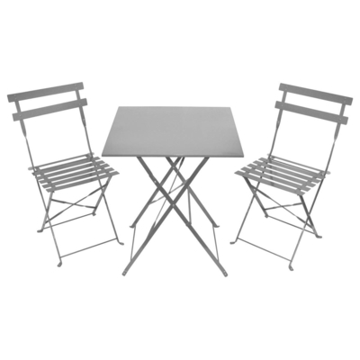 Patio BSCI Foldable Outdoor Table And Chairs 3pcs Set