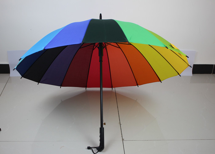 lightweight rainbow golf umbrella for rain wind resistant golf