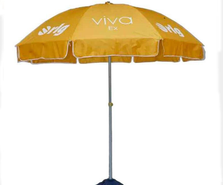 Eco Friendly Outdoor Advertising Custom Printed Beach Umbrellas ISO9001