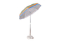Aluminium Alloy Garden Winds Umbrella Manual Operation With Flap