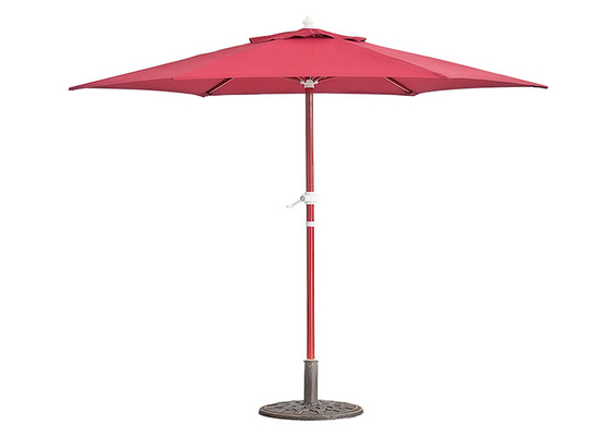 2.25m Outdoor Sun Parasol Garden Umbrella Rust Protection