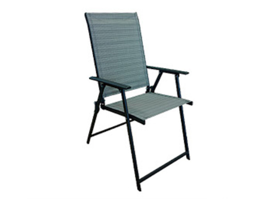 Multifunctional Outdoor Foldable Chair Textilene Patio Set High Density Weaving