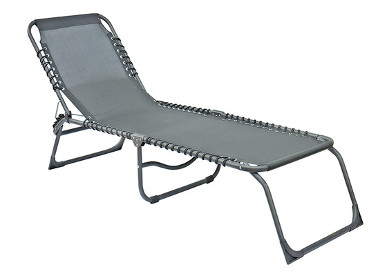 Multifunction Textilene Foldable Sun Lounger For Balcony Sturdy Frame