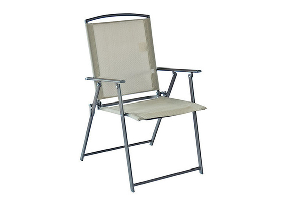 Customized Color Patio Textilene Folding Chair Easy Setting Up And Unfolded