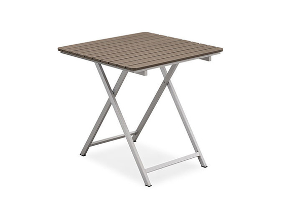 OEM ODM Polywood Garden Table Fold Up Patio Table Scratch Resistant