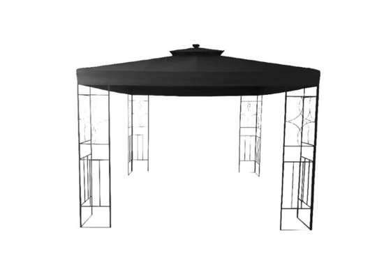 Solar Light Steel Frame Customized Metal Gazebo 3x3 EN581