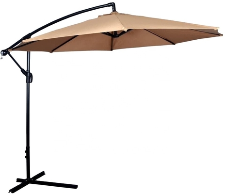 Outdoor Steel Frame Crank Hanging Umbrella Dia 3M