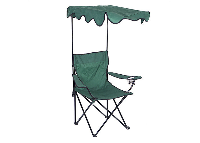 BSCI Certificate Camping Folding Lawn Chairs With Canopy Color Customized