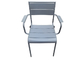 Outdoor Garden Patio Steel Chair Customized Armrest Design