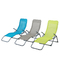 Outdoor Foldable Sun Lounger 1 X 1 Textilene Steel Rocking Chair
