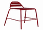 Manual Outdoor Garden Patio Steel Chair Customized 19mm Tube