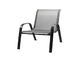 Outdoor Modern Bistro Patio Garden Chair Metal Steel Iron Sling Stacking Arm