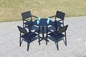 Waterproof Plastic Teal Stacking Armchair For Family Dining Outdoor