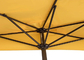 Modern Commercial Grass Patio Umbrella For Shade Scallop Edgen 150cm