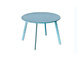 Washable Blue Round Garden Steel Table With Moisture Resistant