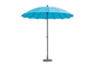 Fiberglass Steel Outdoor Sun Umbrella Multicolor For Garden Table