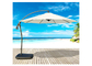 Aluminum 8 Ribs Round Cantilever Parasol Umbrella Sunblock And Strong UV Protection