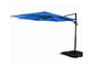 Round Alu Large Offset Patio Umbrella Waterproof Cantilever Parasol
