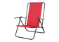 Polyester Material Steel Folding Camping Chair Solid Colors And Printed Patterns