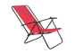 Polyester Material Steel Folding Camping Chair Solid Colors And Printed Patterns