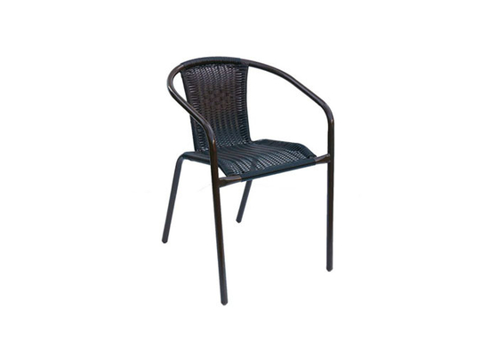 Anti Mould Garden Rattan Chair Metal And Wicker Patio Chairs 2.9kg