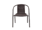 Anti Mould Garden Rattan Chair Metal And Wicker Patio Chairs 2.9kg