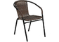 Moisture Resistant outdoor Garden Rattan Chair 2.9kg Easy Maintenance