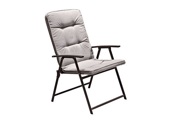 Multipurpose Steel Patio Outdoor Padded Chair With Powder Coated Frame