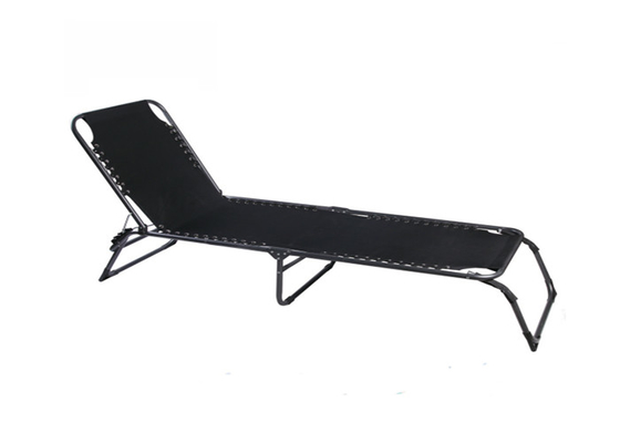 Multifunction Textilene Foldable Sun Lounger For Balcony Sturdy Frame