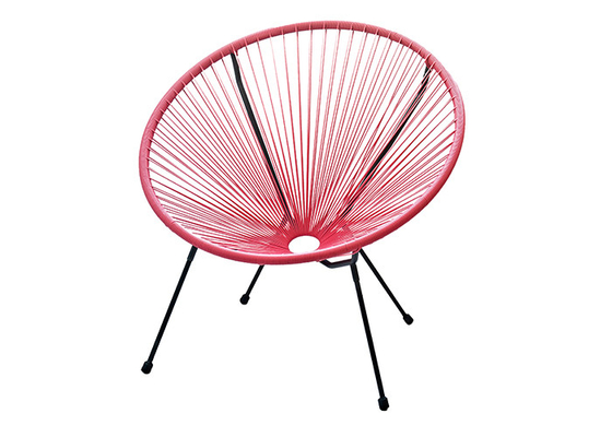 Garden Round Colorful Rattan Chairs Outdoor Stackable