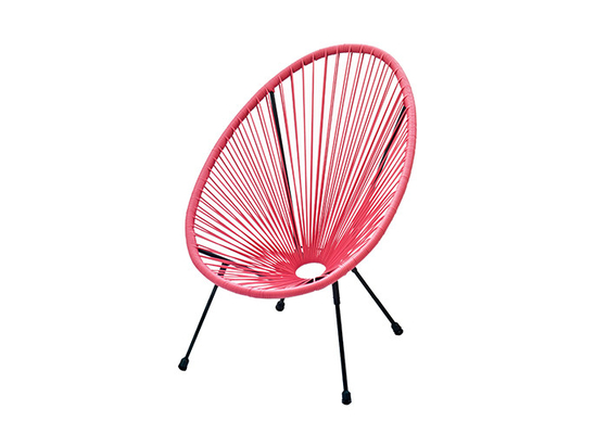 Multicolor Rattan Steel Chair , Stackable Rattan Garden Chairs 10kg