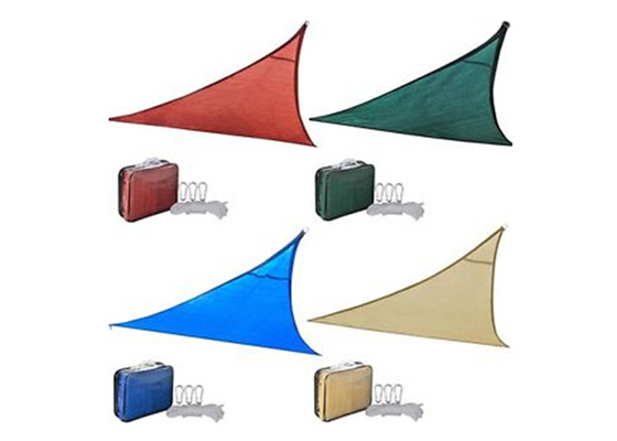 180G Polyester Garden Wind Screen Waterproof Triangle Sun Shade Sail