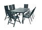 Aluminum Plywood Outdoor Patio Table And Chairs Scratch Resistant