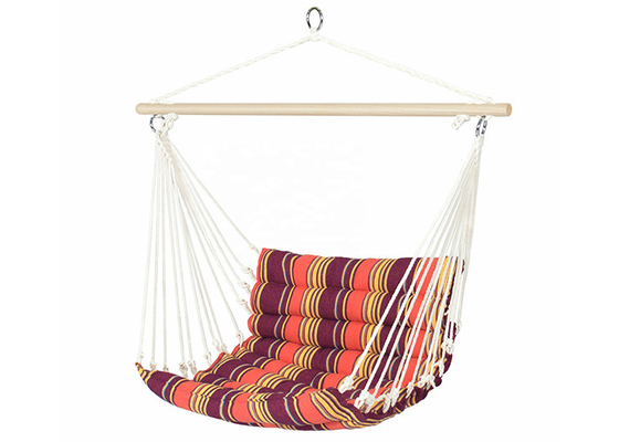 Swing Outdoor Patio Rainbow Hammock Chair With 5CM Thick Cotton