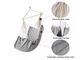 Nontoxic Hanging Hammock Chair Indoor With Polyester Cotton Rope Material