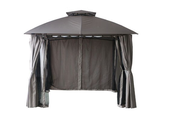 Double Roof Polyester Gazebo 3x3 With Powder Coating