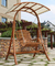 Solid Wood Anticorrosive Larch Outdoor Canopy Swing Chair Sunshade