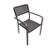Garden Plastic Seat 83.5cm Metal Stack Chair Outdoor Furniture