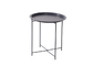 Folding 46x52cm Modern Round Side Table Metal Anti Rust Waterproof Outdoor