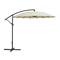 Windproof Outdoor Hanging Umbrella 3M Aluminum Pole Steel Rib